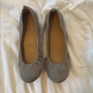 JCREW suede ballet flats